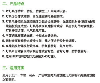 專業照明守護安全 廣東SBF6226防水防塵防腐投光燈全方位解析